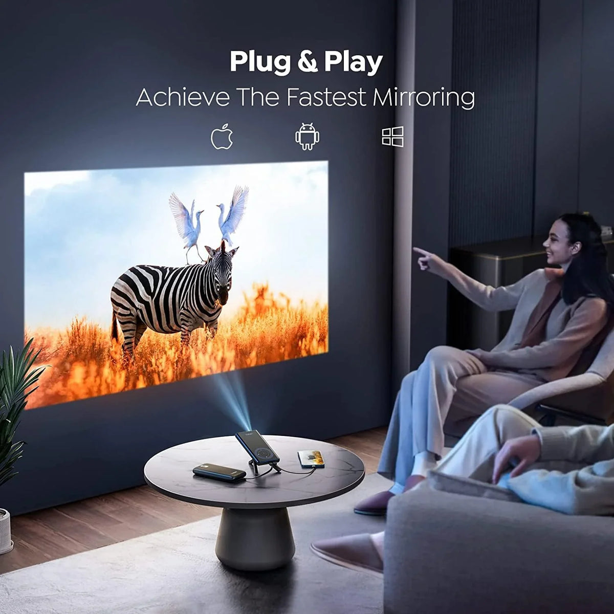 🎥 Mini Smart HD Projector | Portable Home Cinema | Only ₹899