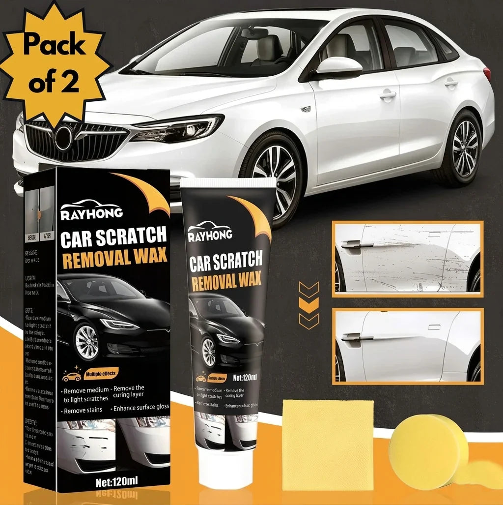 🚘 Instant Car Scratch Removal Cream | High Gloss Finish | Buy 1 Get 1