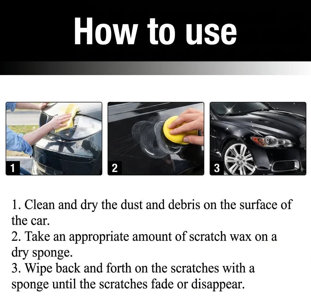 🚘 Instant Car Scratch Removal Cream | High Gloss Finish | Buy 1 Get 1
